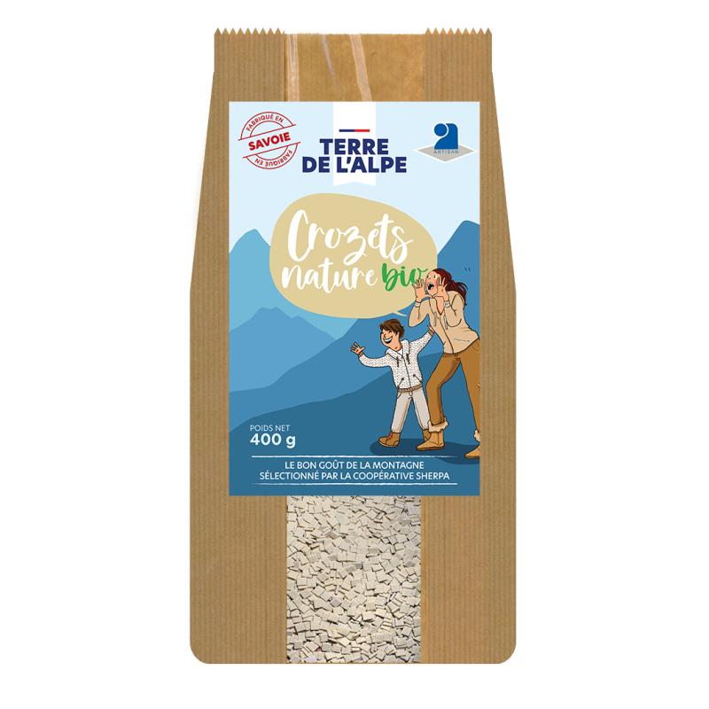 TERRE DE L'ALPE Crozets Nature Bio - 400g