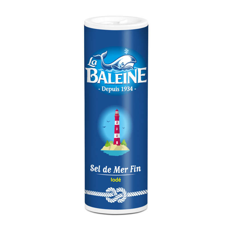 LA BALEINE Salière Sel Fin - 250g
