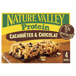 NATURE VALLEY Barres De Céréales Protéinée Cacahuètes & Chocolat - 40g