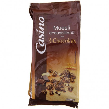 Muesli croustillant 3 chocolats