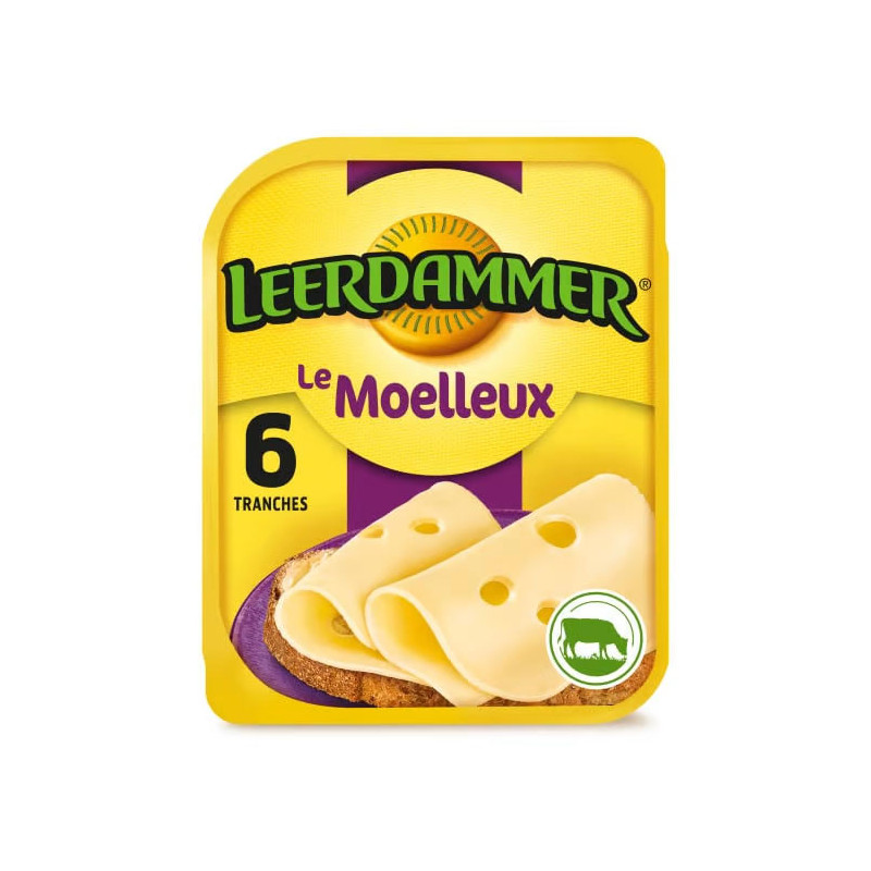 LEERDAMER Fromage en tranche Le Moelleux - 150g