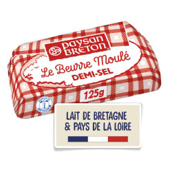 PAYSAN BRETON Beurre Moulé Demi-sel - 125g