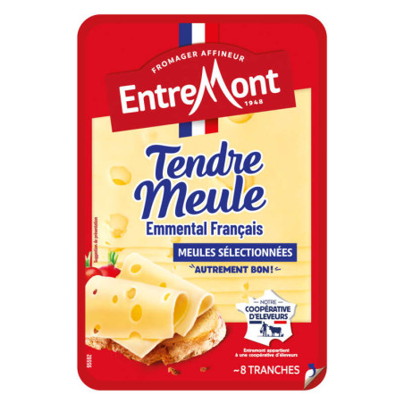 Emmental tranches fines Tendre Meule - 150g