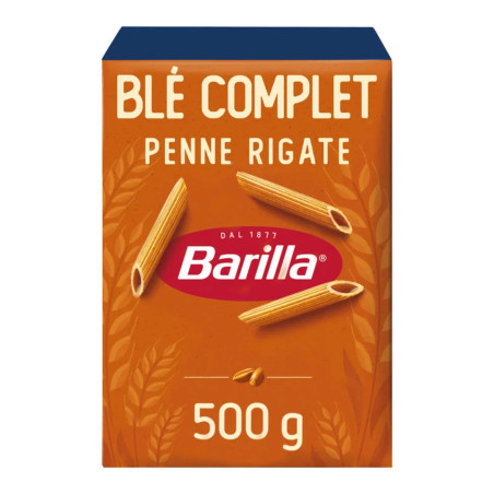 Penne rigate au blé complet - 500g