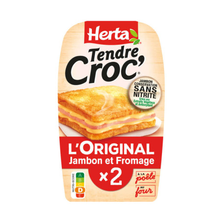Tendre Croc' L'Original Jambon & Fromage x2 - 200g