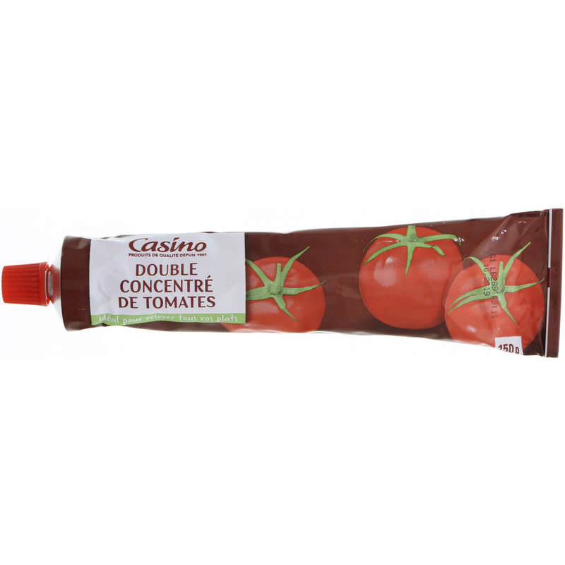 CASINO Double concentré de tomates - 150g