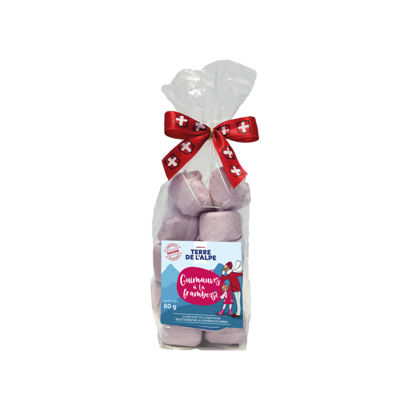 TERRE DE L'ALPE Guimauve à la Framboise - 80g
