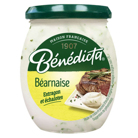 Sauce béarnaise à l'estragon et aux échalotes - 260g