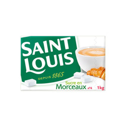 SAINT LOUIS Sucre blanc en morceaux - 1Kg