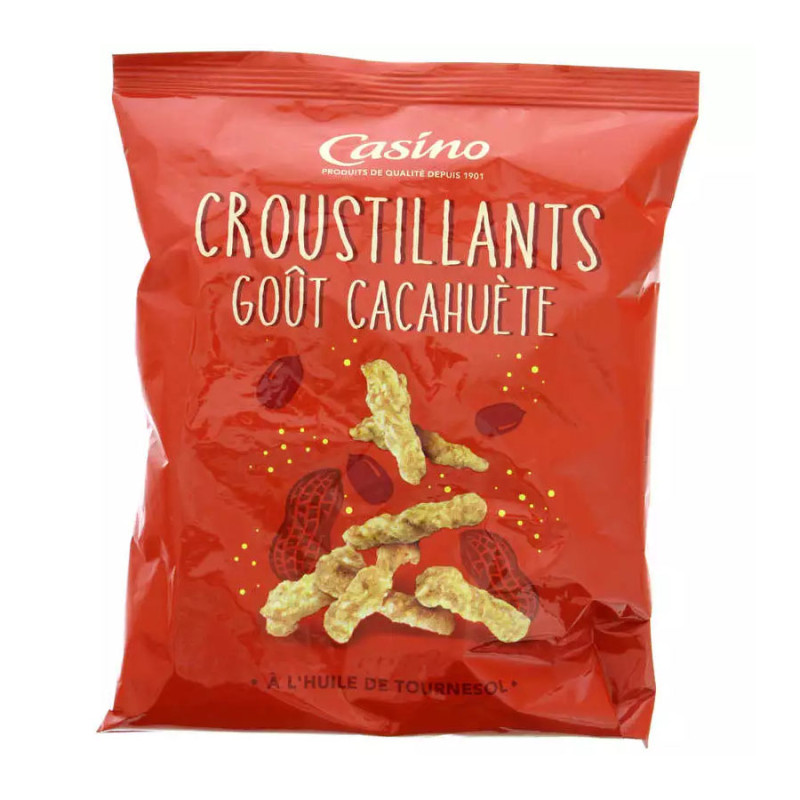 CASINO Croustillants goût cacahuète - 90g