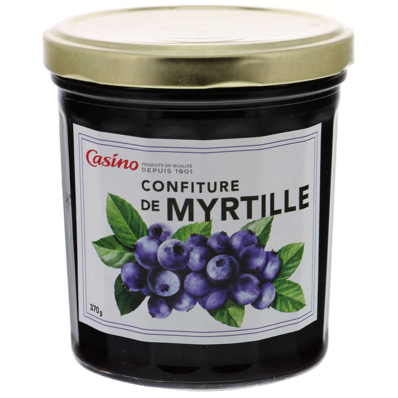 CASINO Confiture de myrtilles - 370g