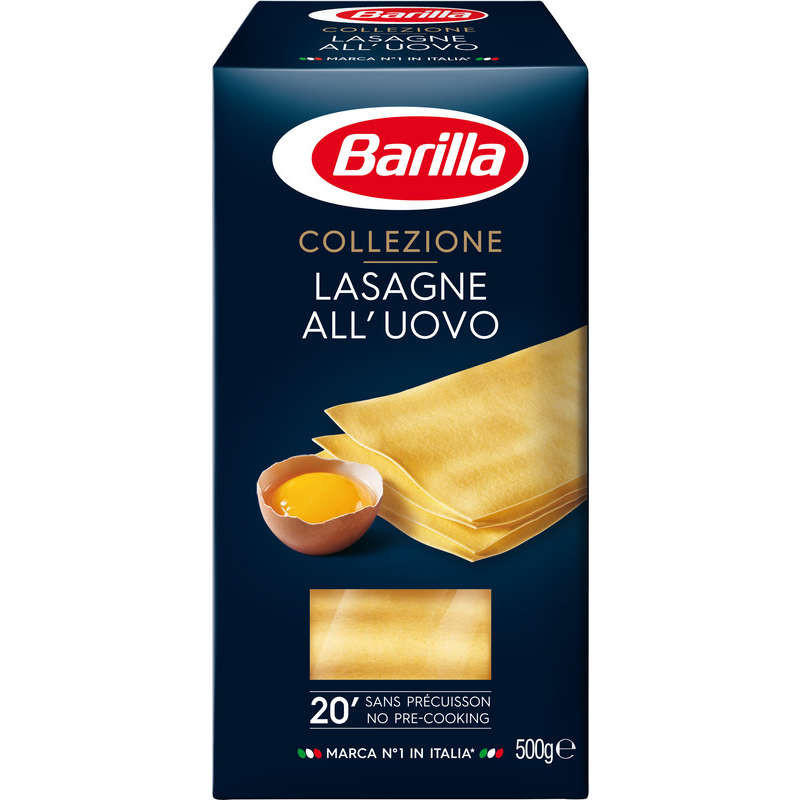 BARILLA Lasagne sans pré-cuisson - 500g