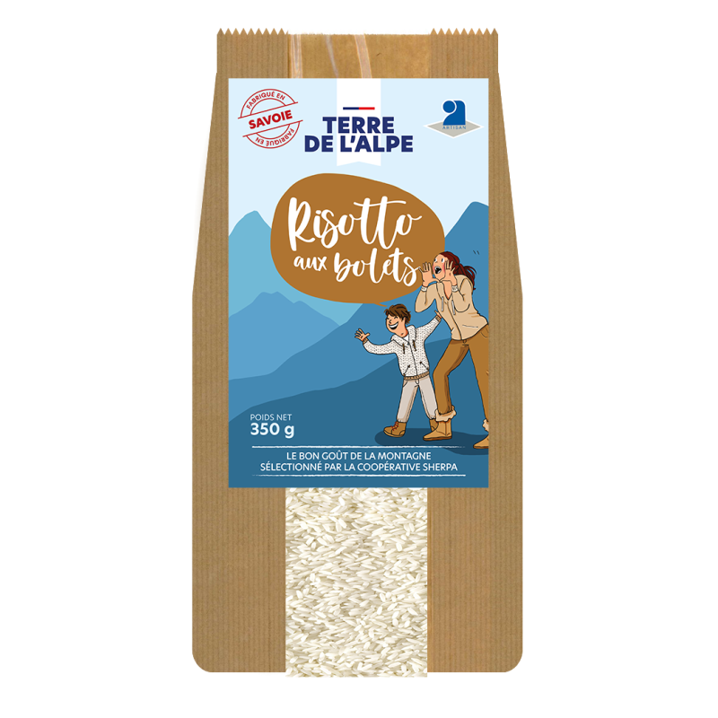 TERRE DE L'ALPE Risotto aux Bolets - 350g