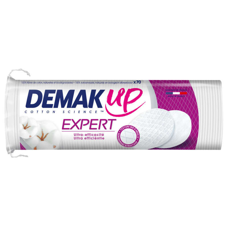 DEMAK UP Disques à démaquiller - x70