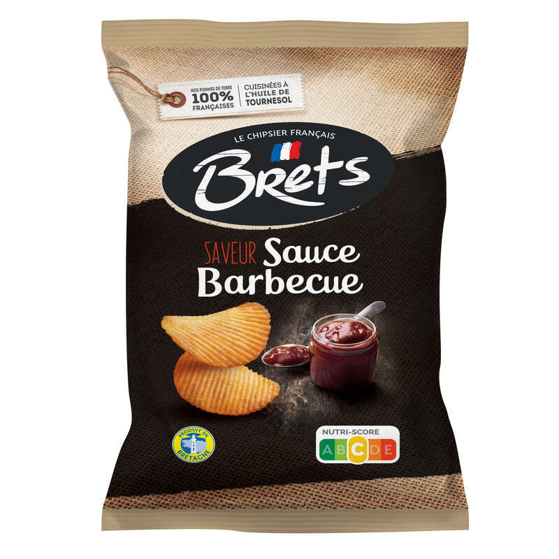 BRETS Chips saveur barbecue - 125g
