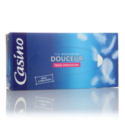 CASINO Mouchoirs douceur 3 épaisseurs - x110
