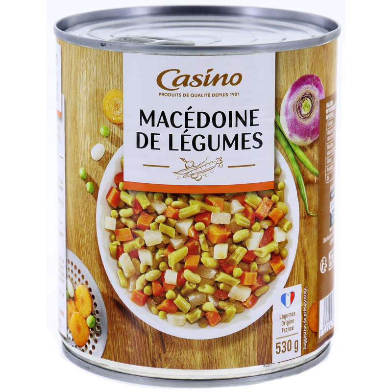 CASINO Macédoine de légumes - 800g