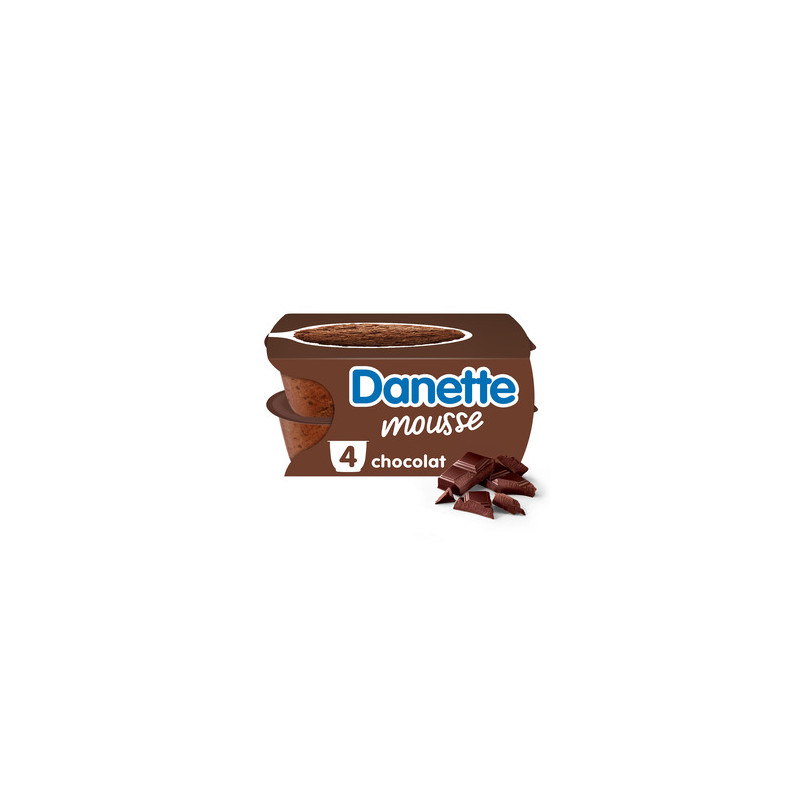 DANONE Danette Mousse au chocolat - 4x60g