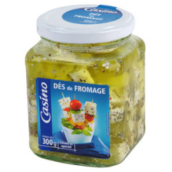 CASINO Casino Dés de fromage - 300g