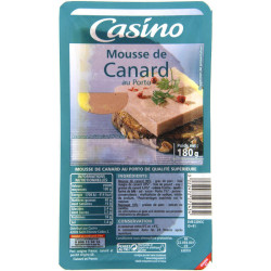 CASINO Mousse de Canard au Porto - 180g