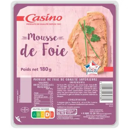 Mousse de foie - 180g