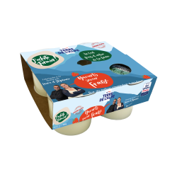 TERRE DE L'ALPE Yaourt Fraise - 4x100g