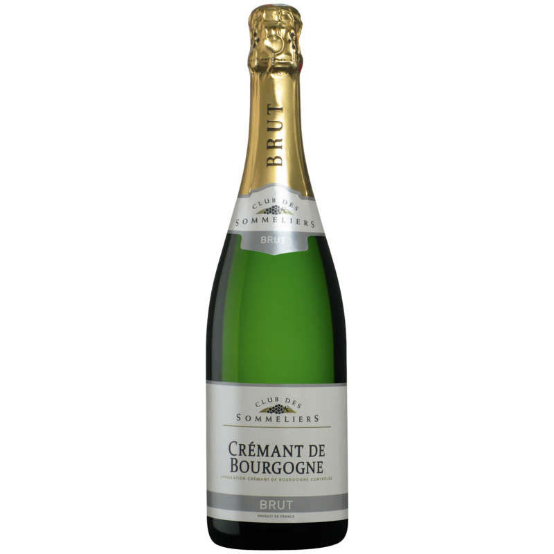 CLUB DES SOMMELIERS Crémant de Bourgogne Blanc Brut AOC 12° - 75cl
