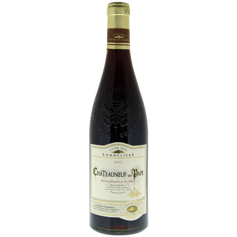 CLUB DES SOMMELIERS Chateauneuf du Pape Rouge - 75cl