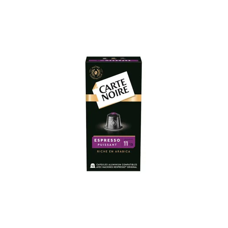 CARTE NOIRE Capsules de café espresso puissant N°11 - 55g