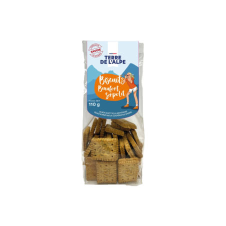 TERRE DE L'ALPE Biscuits Apéritifs Beaufort Serpolet