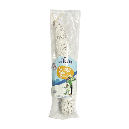 Saucisse Sèche droite de Savoie au Beaufort  - 200g