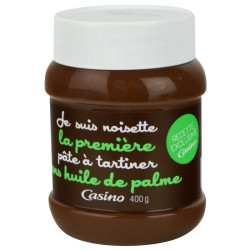 CASINO Pâte à tartiner Je suis noisette - 400g