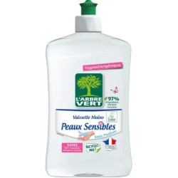 L'ARBRE VERT Liquide vaisselle main peaux sensibles - 500ml