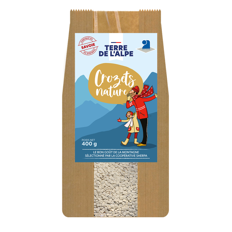 TERRE DE L'ALPE Crozets de Savoie Nature - 400g