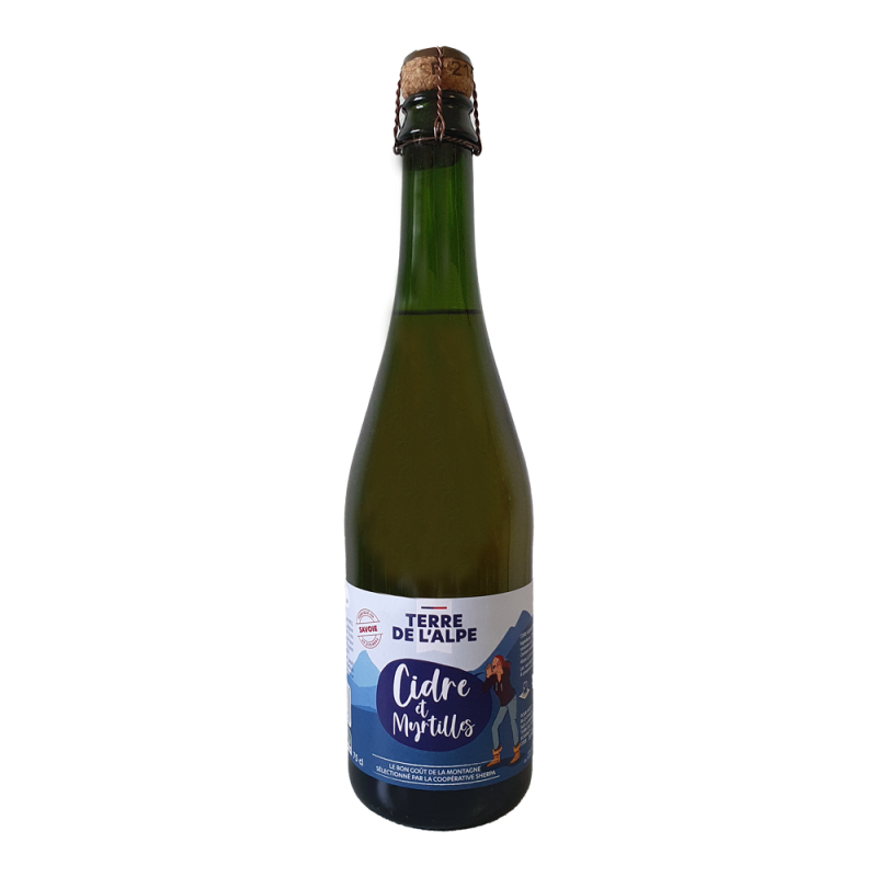 TERRE DE L'ALPE Cidre et Myrtille - 75cl