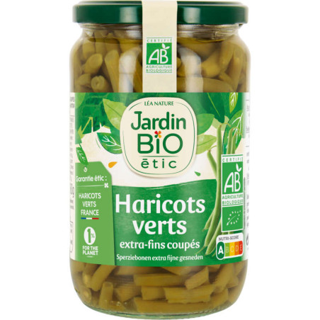 Haricots verts extra-fins Bio - 660g