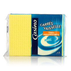 CASINO Carrés vaisselle - x5