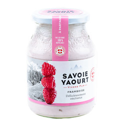 SAVOIE YAOURT Yaourt brassé framboise pot verre - 500g
