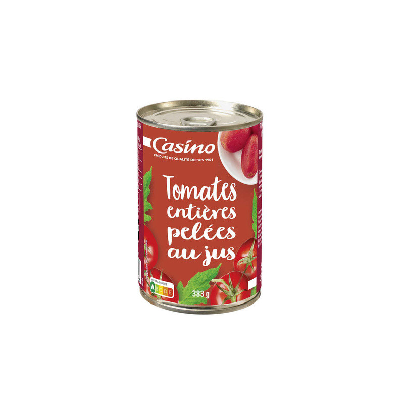CASINO Tomates pelées - 238g