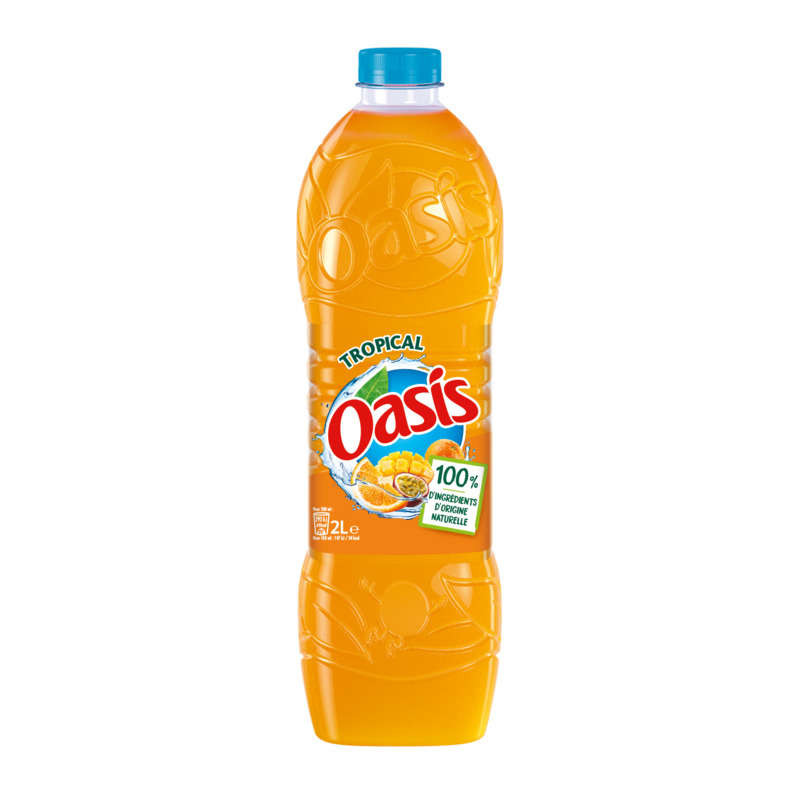 OASIS Boisson tropical sans bulles - 2L