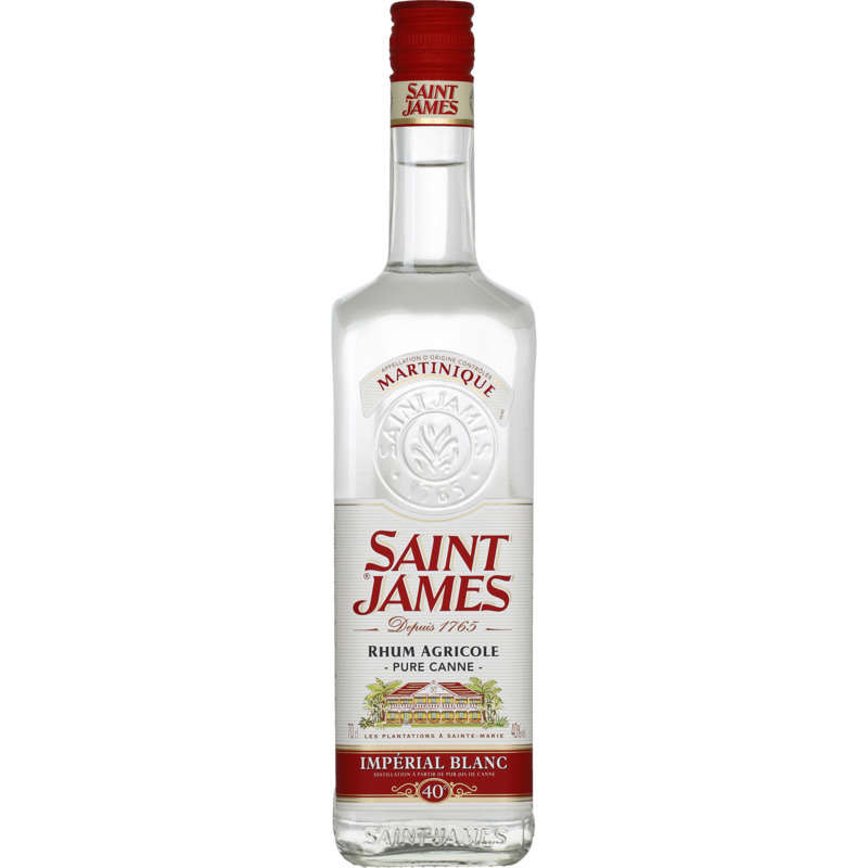SAINT JAMES Rhum blanc 40° - 70cl