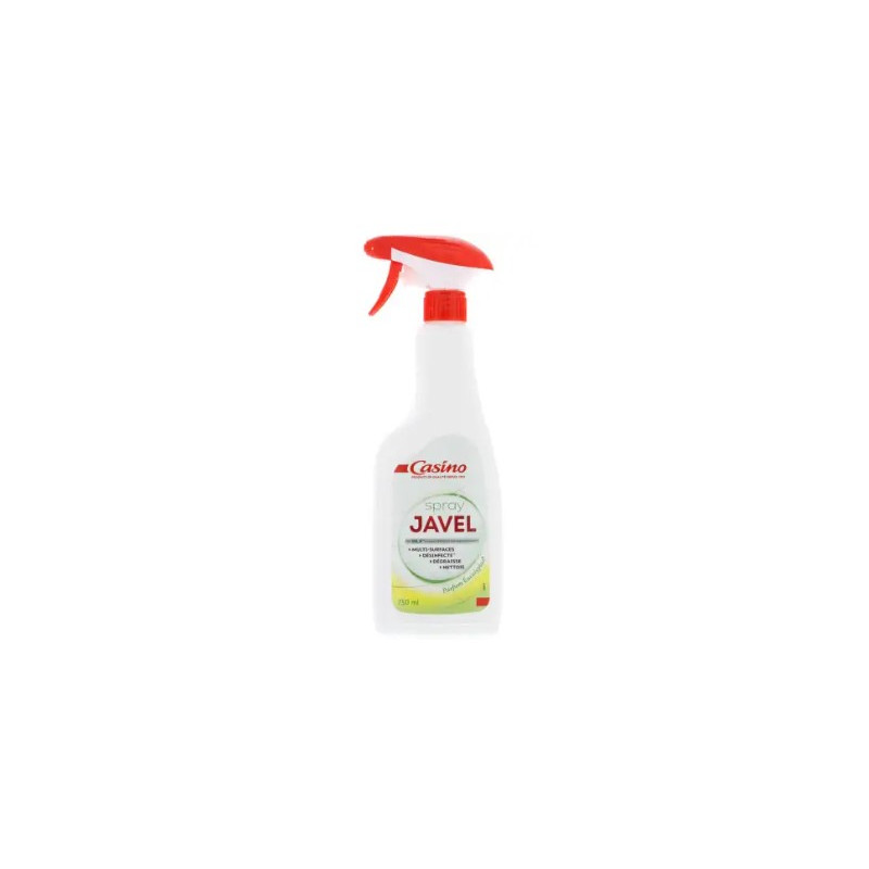 CASINO Spray nettoyant avec javel Parfum eucalyptus - 750ml