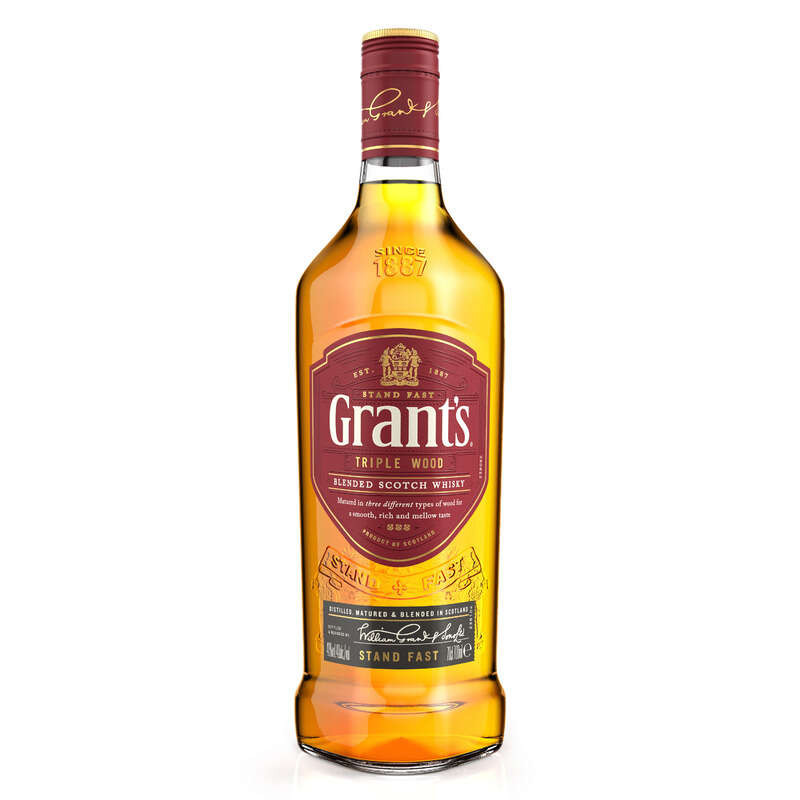 Grant's Whisky Blended Scotch Triple Wood 70cl