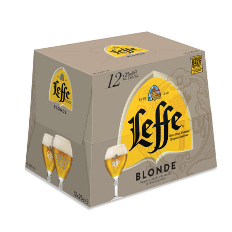 Leffe Bière blonde 12x25cl