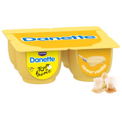 Danette Crème Dessert Vanille Le Pack De 4x125g