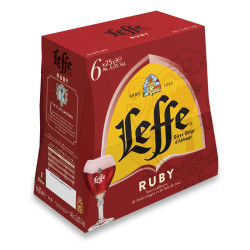 Leffe Bière Ruby Le pack 6x25cl