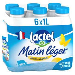 Matin Leger Lait Sans Lactose 6x1L