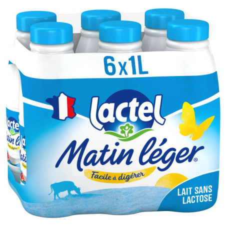 Matin Leger Lait Sans Lactose 6x1L