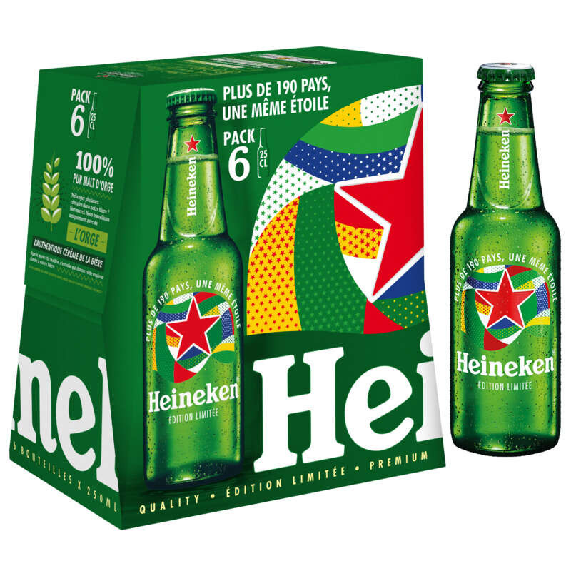 Heineken Bière Blonde 6x25cl