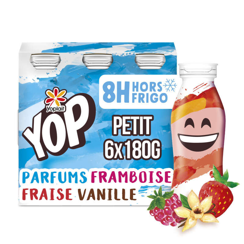 Yoplait Ptit Yop Panache Yaourt à Boire 6x180g
